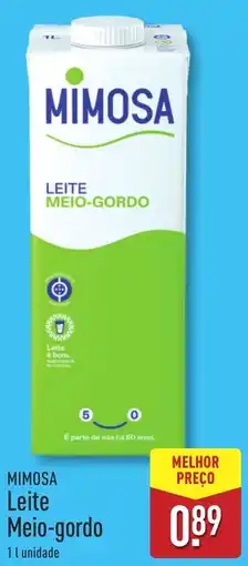 ALDI MIMOSA Leite Meio-gordo promoção