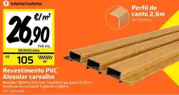 Obramat Revestimento PVC Alveolar carvalho promoção