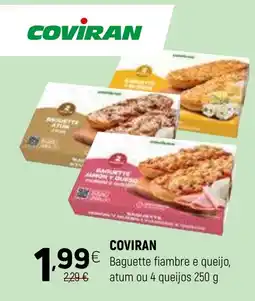 Coviran COVIRAN Baguette fiambre e queijo, atum ou 4 queijos promoção