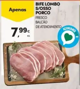 Continente Bife lombo s/osso porco promoção