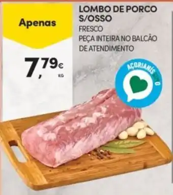 Continente Lombo de porco s/osso promoção