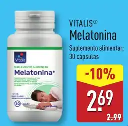 ALDI VITALIS Melatonina promoção