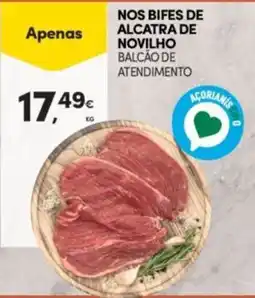 Continente Nos bifes de alcatra de novilho balcão de atendimento promoção