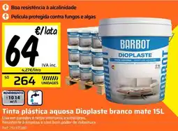 Obramat Tinta plástica aquosa Dioplaste branco mate promoção
