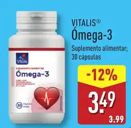 ALDI VITALIS Ómega-3 promoção