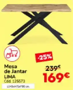 Conforama Mesa de Jantar LIMA promoção