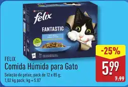 ALDI FELIX Comida Húmida para Gato promoção