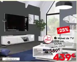Conforama Móvel de TV 200 cm. GOYA promoção