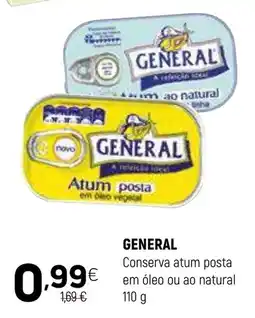Coviran GENERAL Conserva atum posta em óleo ou ao natural promoção