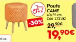 Conforama Poufe CAME 40x35 cm promoção