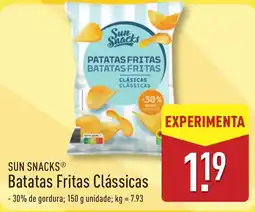 ALDI SUN SNACKS Batatas Fritas Clássicas promoção