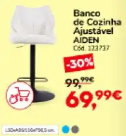 Conforama Banco de Cozinha Ajustável AIDEN promoção