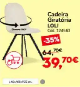 Conforama Cadeira Giratória LOLI promoção