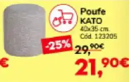 Conforama Poufe KATO 40x35 cm. promoção