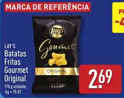 ALDI LAY'S Batatas Fritas Gourmet Original promoção