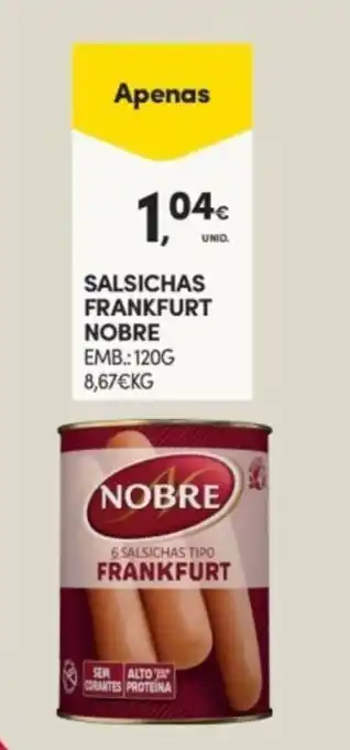 Continente Salsichas frankfurt nobre promoção
