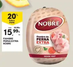 Continente Fiambre perna extra nobre promoção