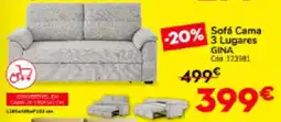 Conforama Sofá Cama 3 Lugares GINA promoção