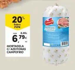 Continente Mortadela c/ azeitonas campofrio promoção