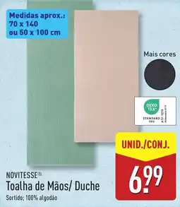 ALDI NOVITESSE Toalha de Mãos/ Duche promoção