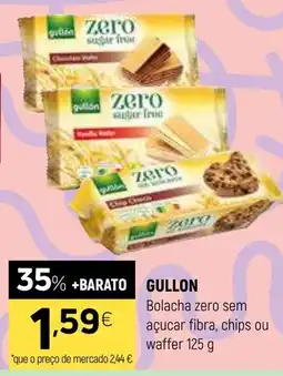 Coviran GULLON Bolacha zero sem açucar fibra, chips ou waffer promoção
