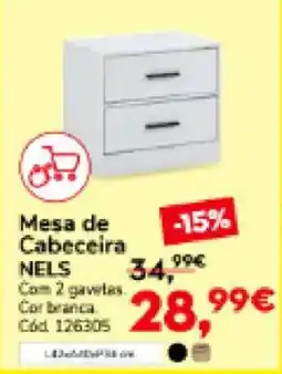 Conforama Mesa de Cabeceira NELS promoção