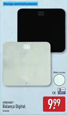 ALDI AMBIANO Balança Digital promoção