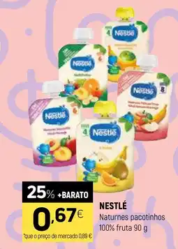 Coviran NESTLÉ Naturnes pacotinhos 100% fruta promoção