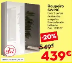 Conforama Roupeiro SWING Com 2 portas promoção
