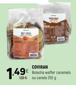 Coviran COVIRAN Bolacha waffer caramelo ou canela promoção