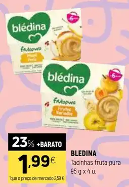 Coviran BLEDINA Tacinhas fruta pura promoção