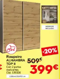 Conforama Roupeiro ALHAMBRA TOP III promoção