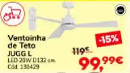 Conforama Ventoinha de Teto JUGG L promoção