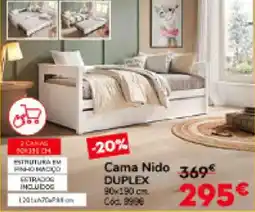 Conforama Cama Nido DUPLEX promoção