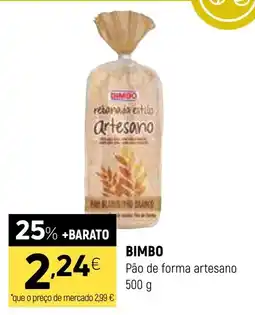 Coviran BIMBO Pão de forma artesano promoção