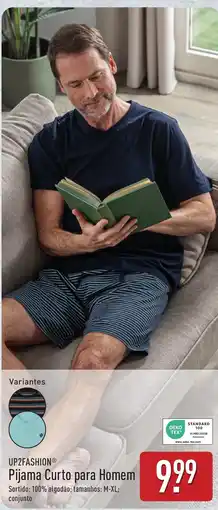 ALDI UP2FASHION Pijama Curto para Homem promoção