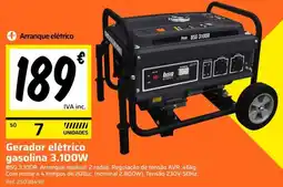Obramat Gerador elétrico gasolina 3.100W promoção