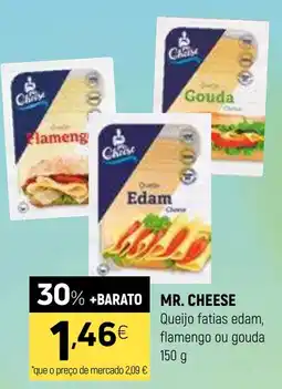 Coviran MR. CHEESE Queijo fatias edam, flamengo ou gouda promoção
