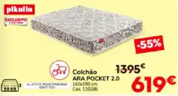 Conforama Colchão ARA POCKET 2.0 140x190cm promoção