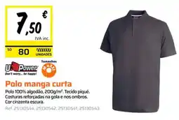 Obramat Polo manga curta promoção