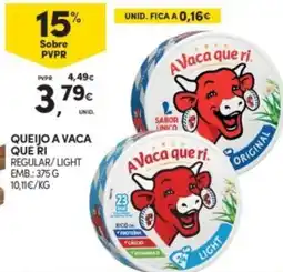 Continente Queijo a vaca que ri promoção
