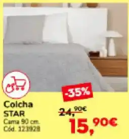 Conforama Colcha STAR Cama 90 cm. promoção