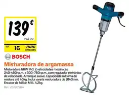 Obramat BOSCH Misturadora de argamassa promoção