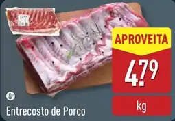 ALDI Entrecosto de Porco promoção