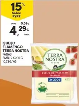 Continente Queijo flamengo terra nostra fatias promoção