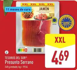 ALDI TESOROS DEL SUR Presunto Serrano promoção
