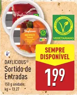 ALDI DAYLICIOUS Sortido de Entradas promoção