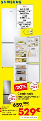 Conforama Combinado RB34C600DWW EF promoção