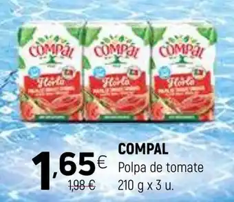 Coviran COMPAL Polpa de tomate promoção