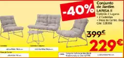Conforama Conjunto de Jardim LARISA II promoção